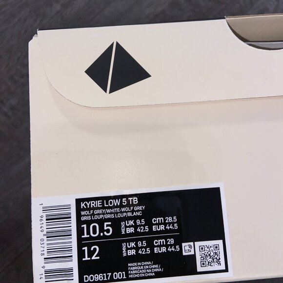 Nike Kyrie Low 5 TB Basketball Shoes Wolf Grey White Men’s D09617-001 NEW main image 10